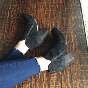 malibu sliced zip bootie